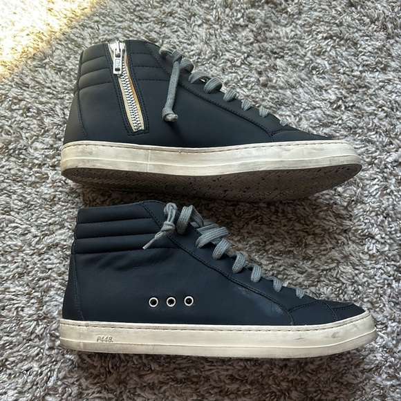 P448 X PS High Top Skate Recycled Black - Picture 3 of 8